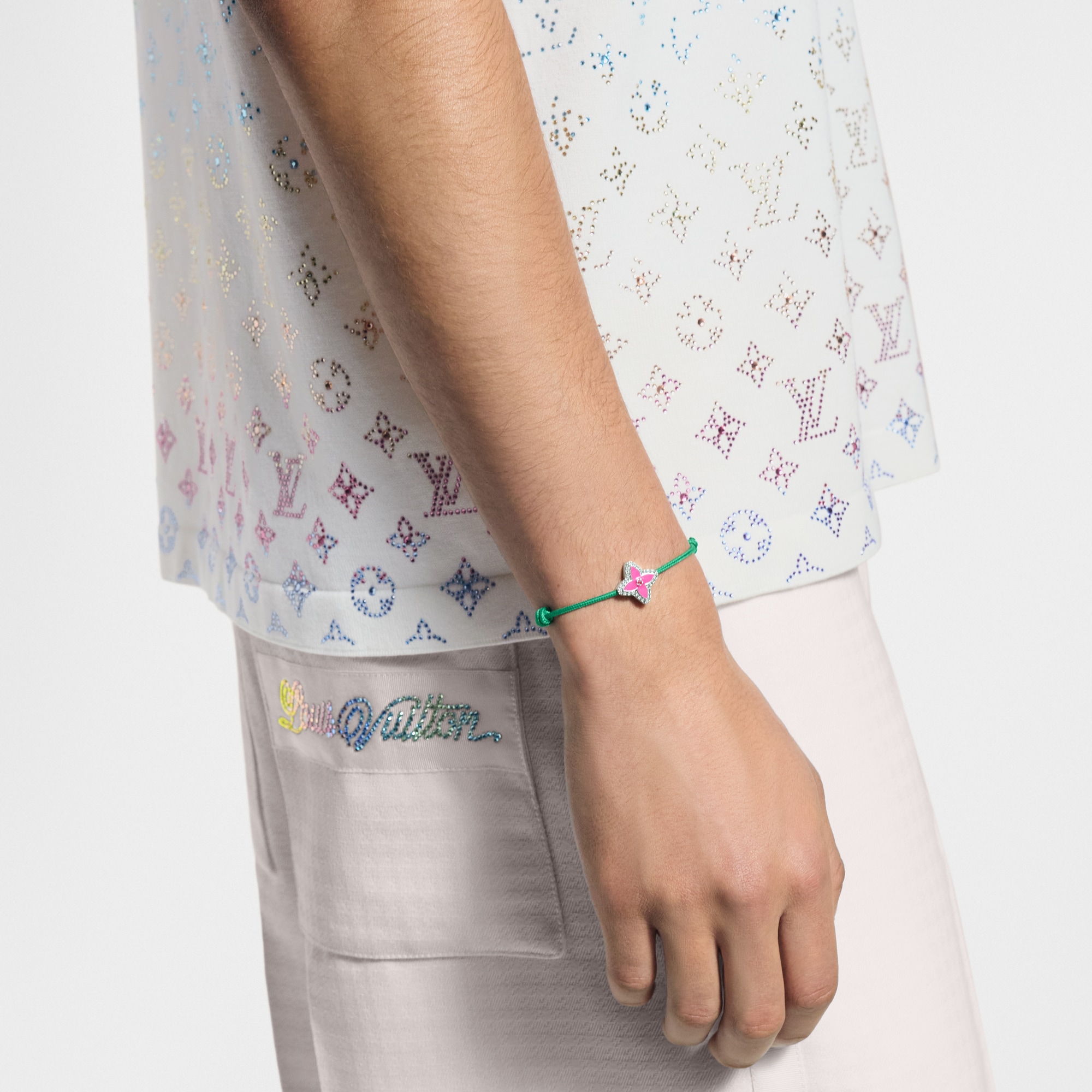 【カラフル♪】LouisVuitton★ブレスレット フラワーステシア Monogram Flower Stesia Bracelet S00 - Men - Fashion Jewelry